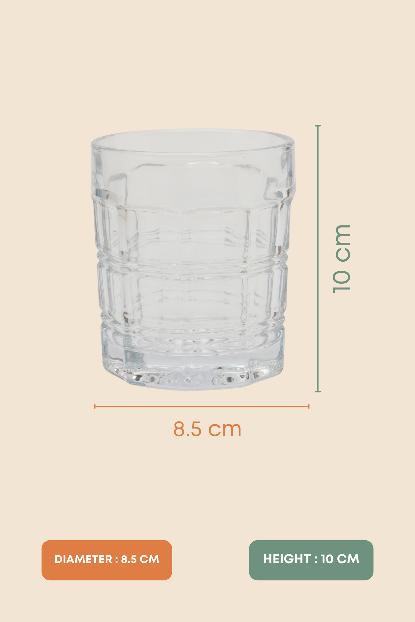 Crystal Forge Whiskey Glass Set of 6 (305ml)