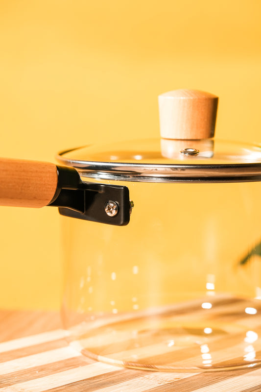 Woody Borosilicate Glass Pan 1.6 Litre