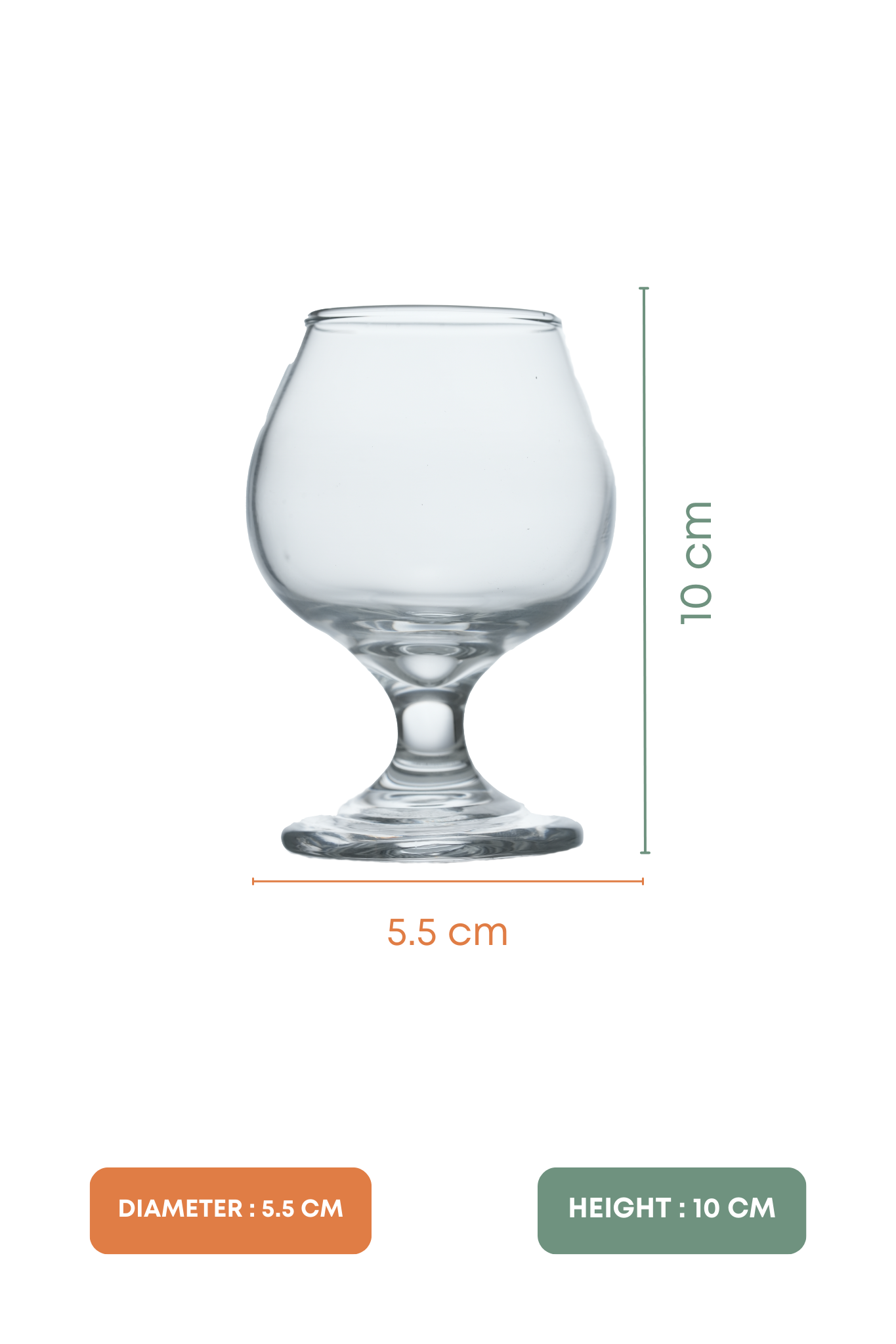 Aura Sniffer Wine Glass Set of 6 (170ml)