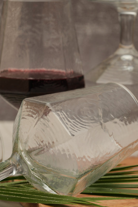 GeoRipple Wine Glass Set of 6 (435ml)