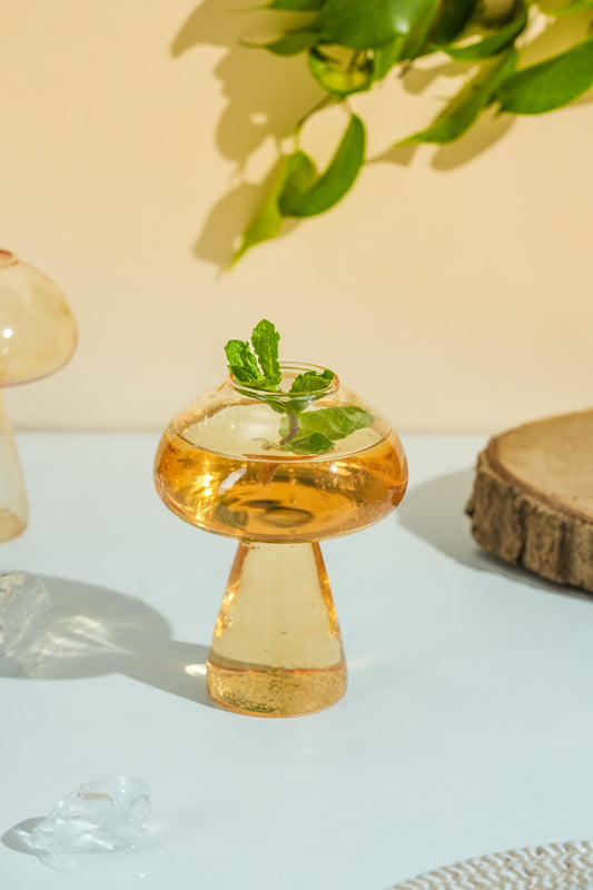 Amber Fungi Cocktail Glass Set of 2 (180ml)