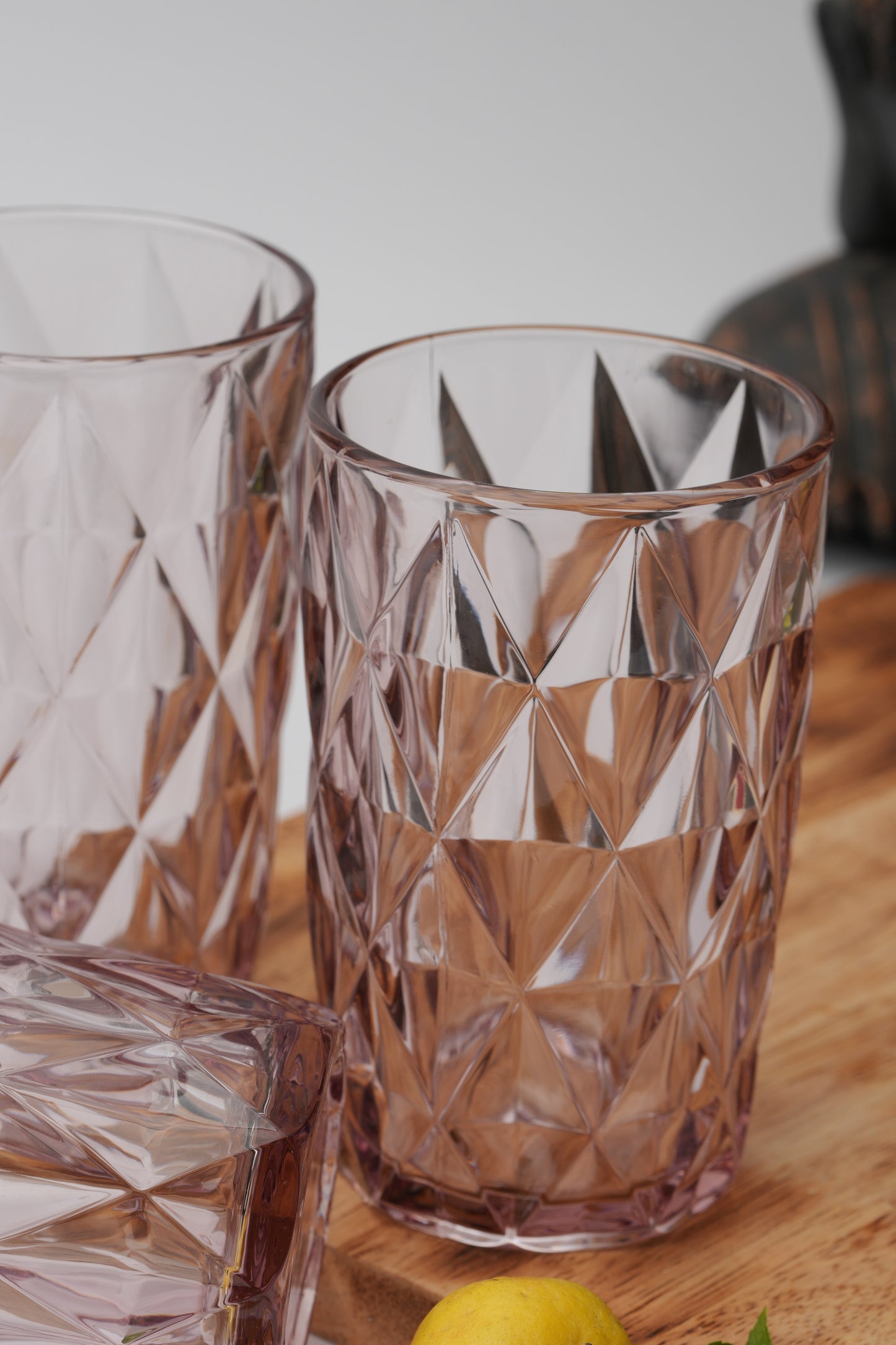 Hibiscus Purple Glass Set of 6 (400ml)