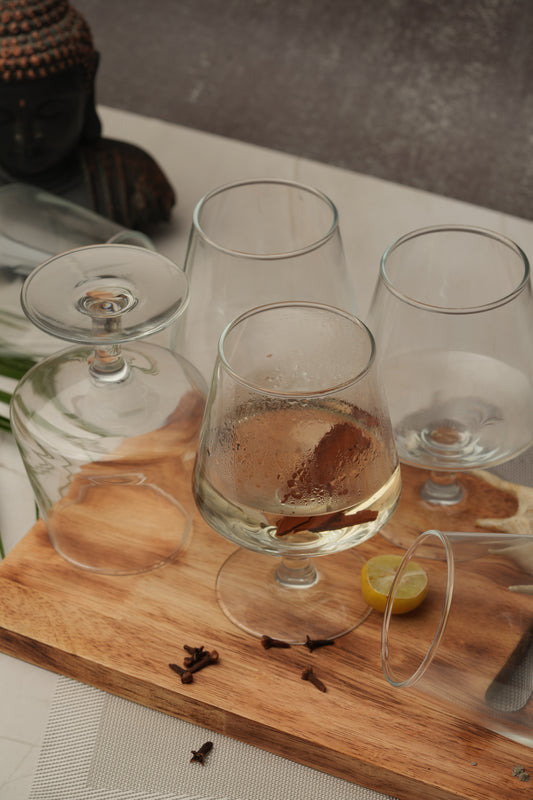 Modern Tapered Wine Glass Set of 6 (450ml)