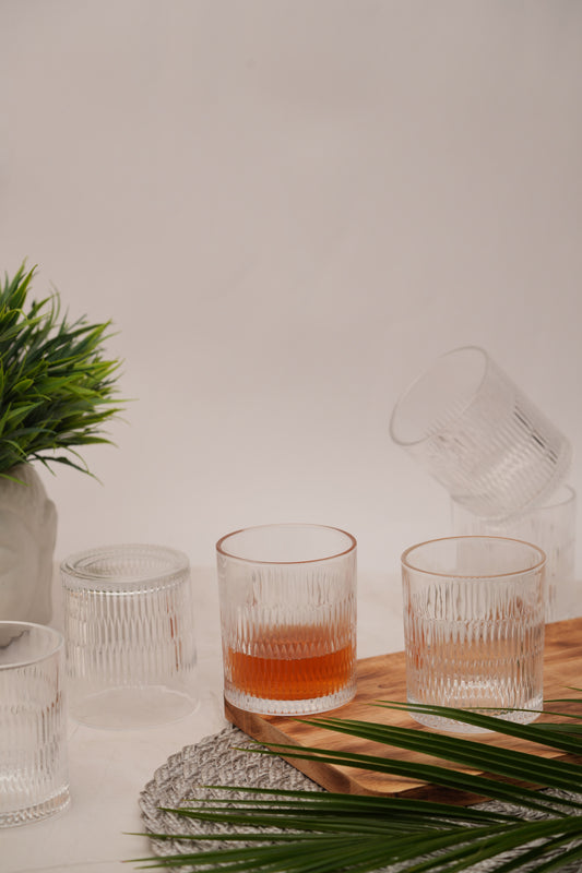 Ripple Whiskey Glass Set of 6 (340ml)