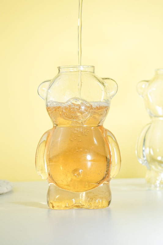 Cubby Chug Cocktail Glass with Glass Straw Set of 2 (320ml)