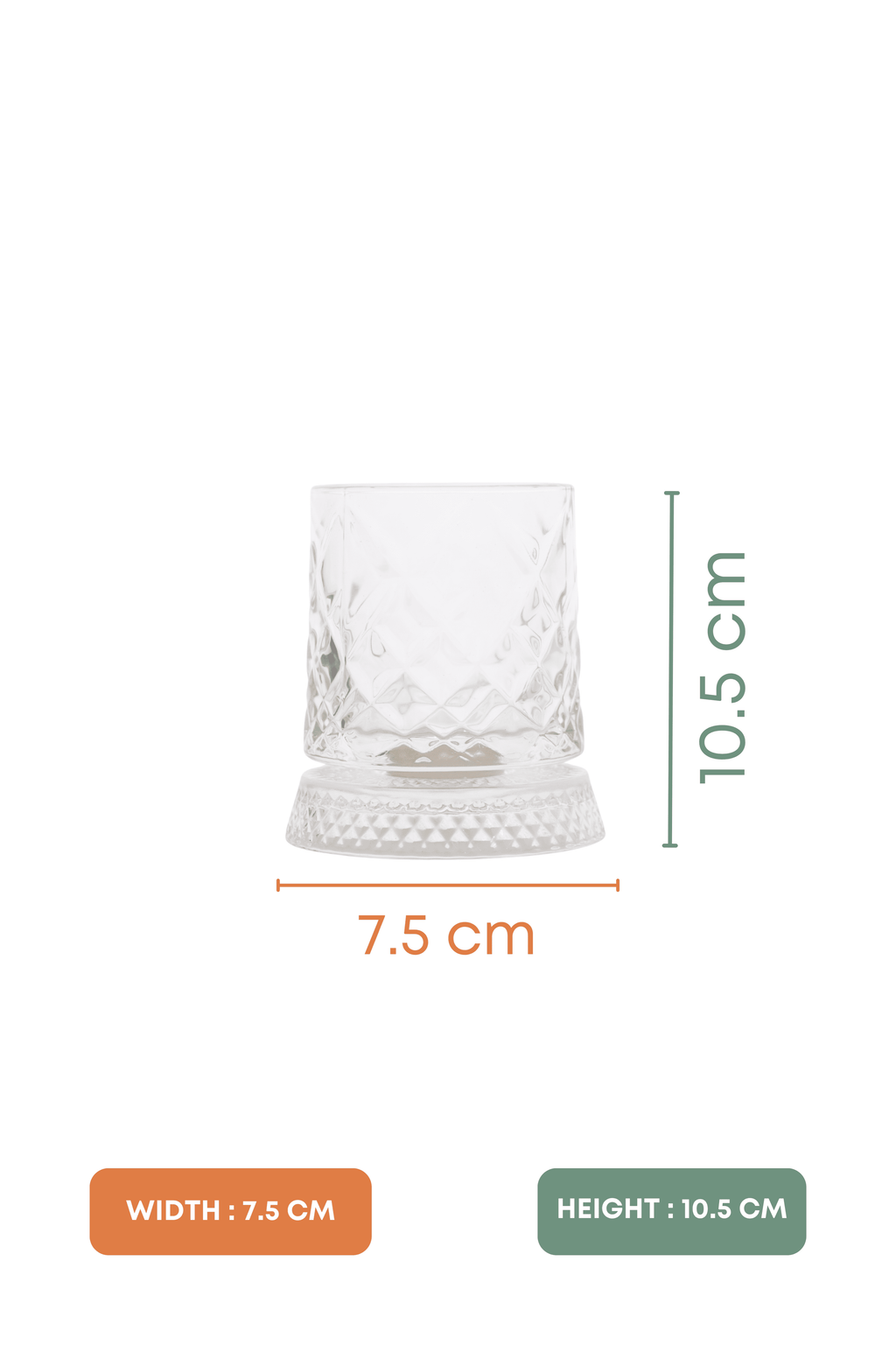 Whisker Revolving Cocktail Glass Set of 4 (330ml)