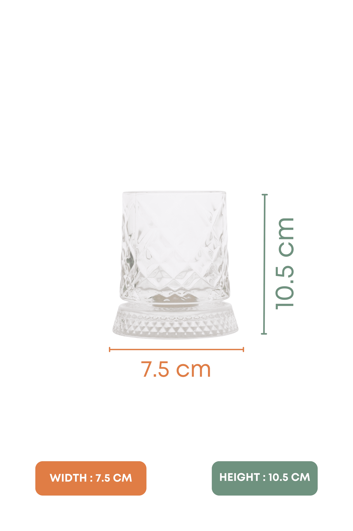 Whisker Revolving Cocktail Glass Set of 4 (330ml)
