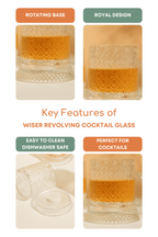 Wiser Revolving Cocktail Glass Set of 4 (330ml)
