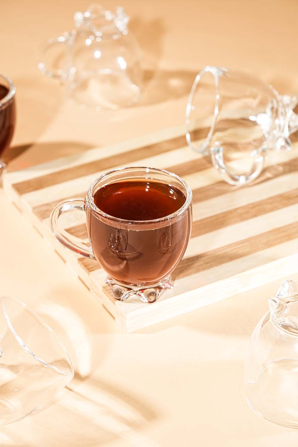 Royal Sip Glass Mug Set of 6 (155ml)