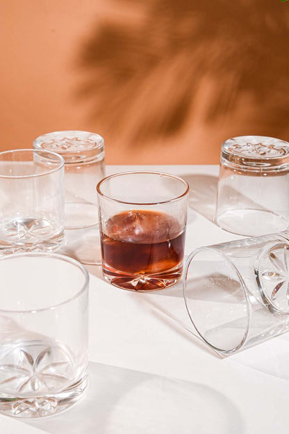Starburst Whiskey Glass Set of 6 (450ml)