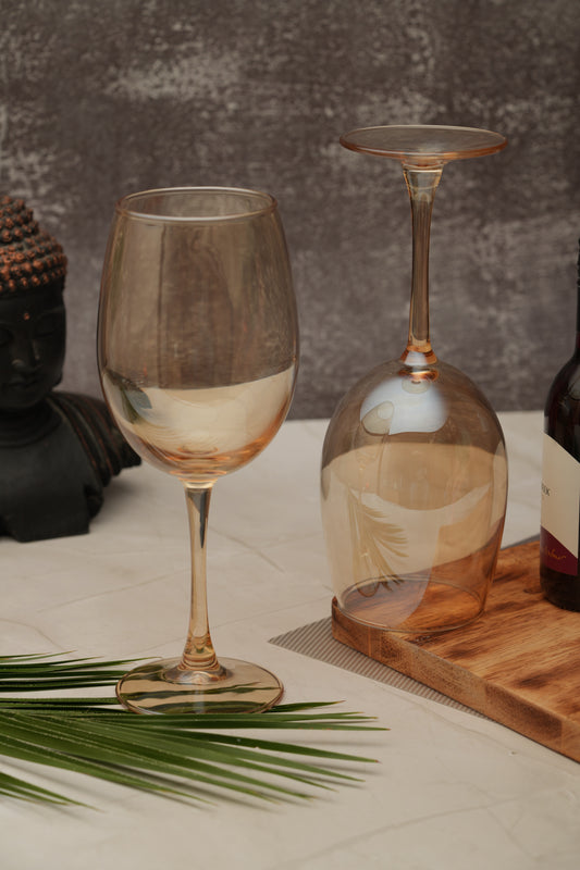 Amber Halo Wine Glass Set of 6 (465ml)