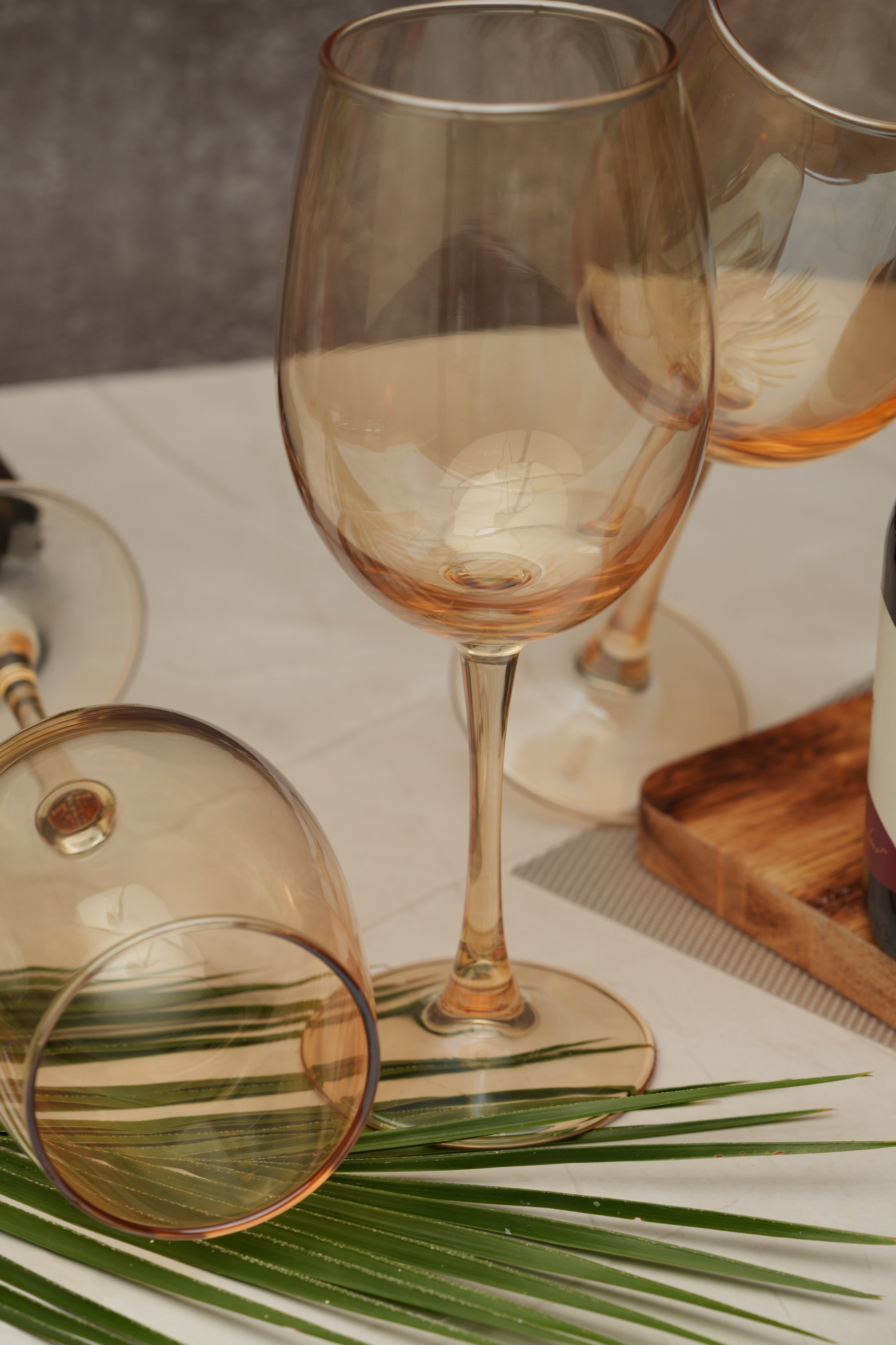 Amber Halo Wine Glass Set of 6 (465ml)