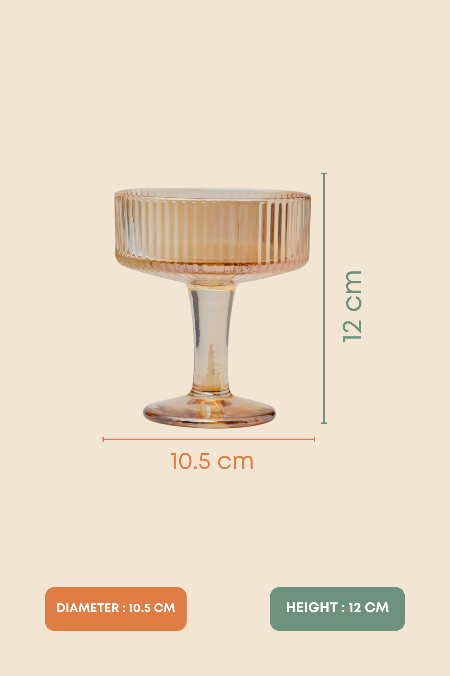 Amber Ridge Wine Glass Set of 2 (170ml)