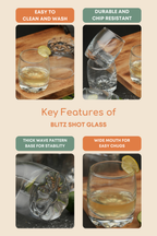Blitz Shot Glass Set of 6 (80ml)