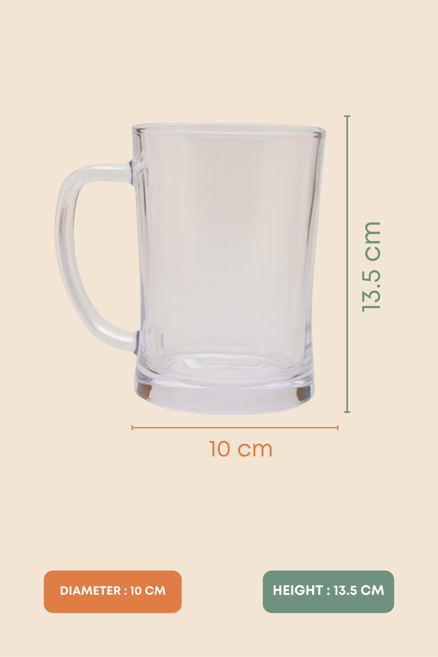 BrewMax Beer Mug Set of 2 (655ml)