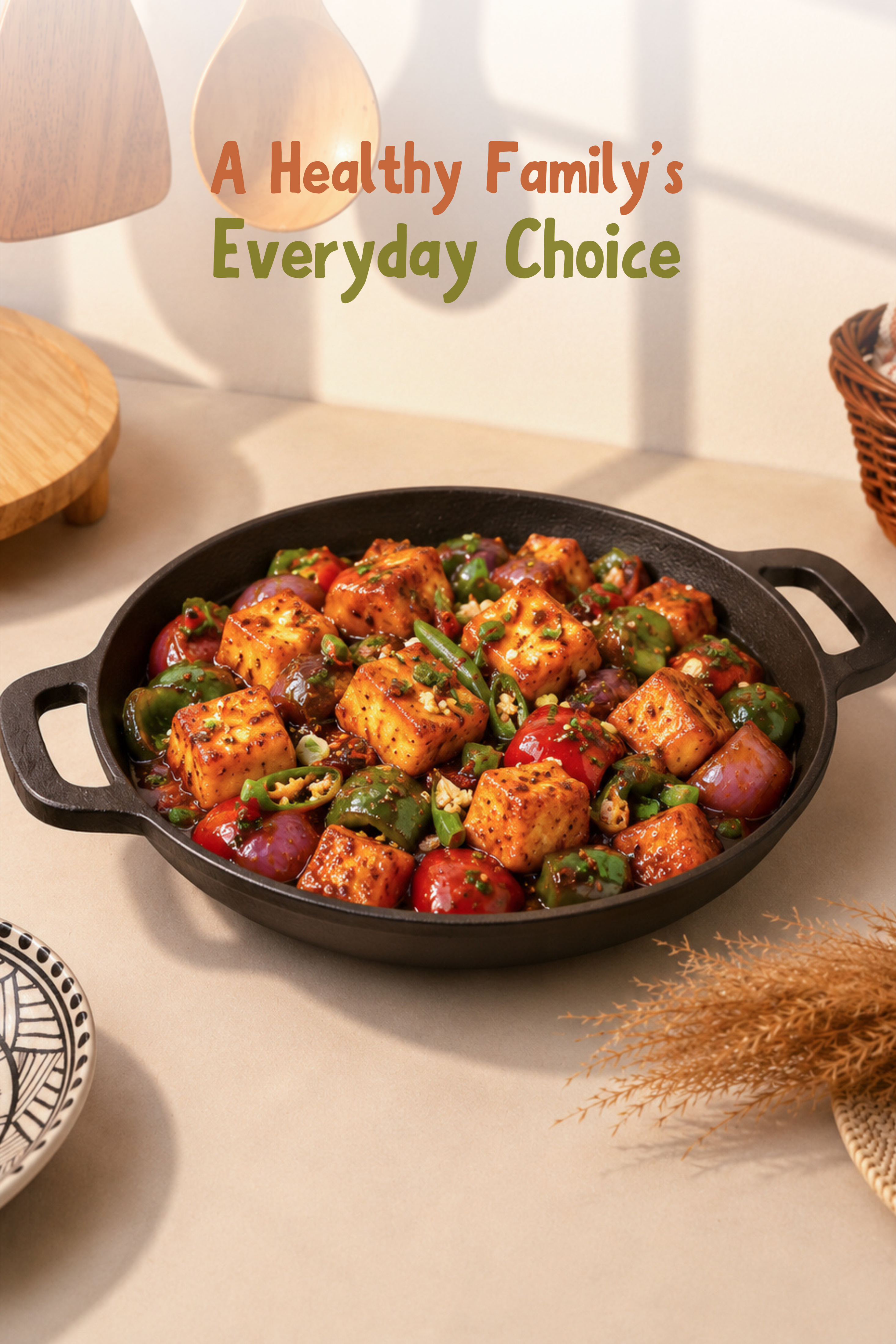 Cast Iron Double Handle Fry Pan/Skillet 25.5cm / 10 inch, Pre-seasoned, Naturally Nonstick, 100% Pure, Toxin-free, Gas & Induction