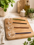 Glass Karchi / Glass Ladles Set of 4