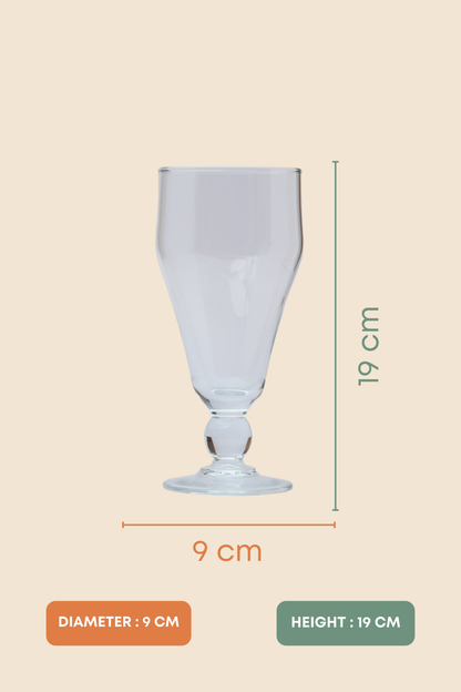 Classic Stemmed Beer Glass Set of 6 (450ml)