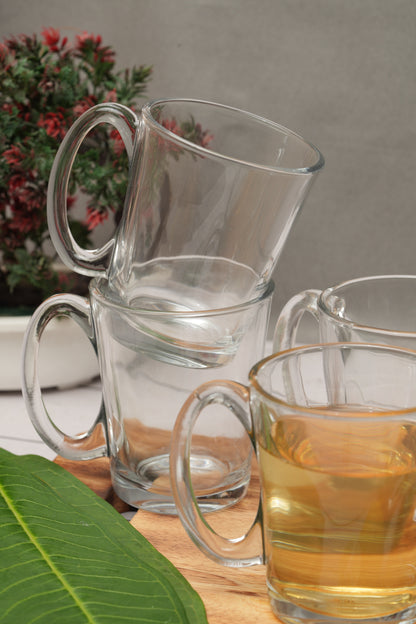 ClearVue Café Glass Mug Set of 6 (310ml)