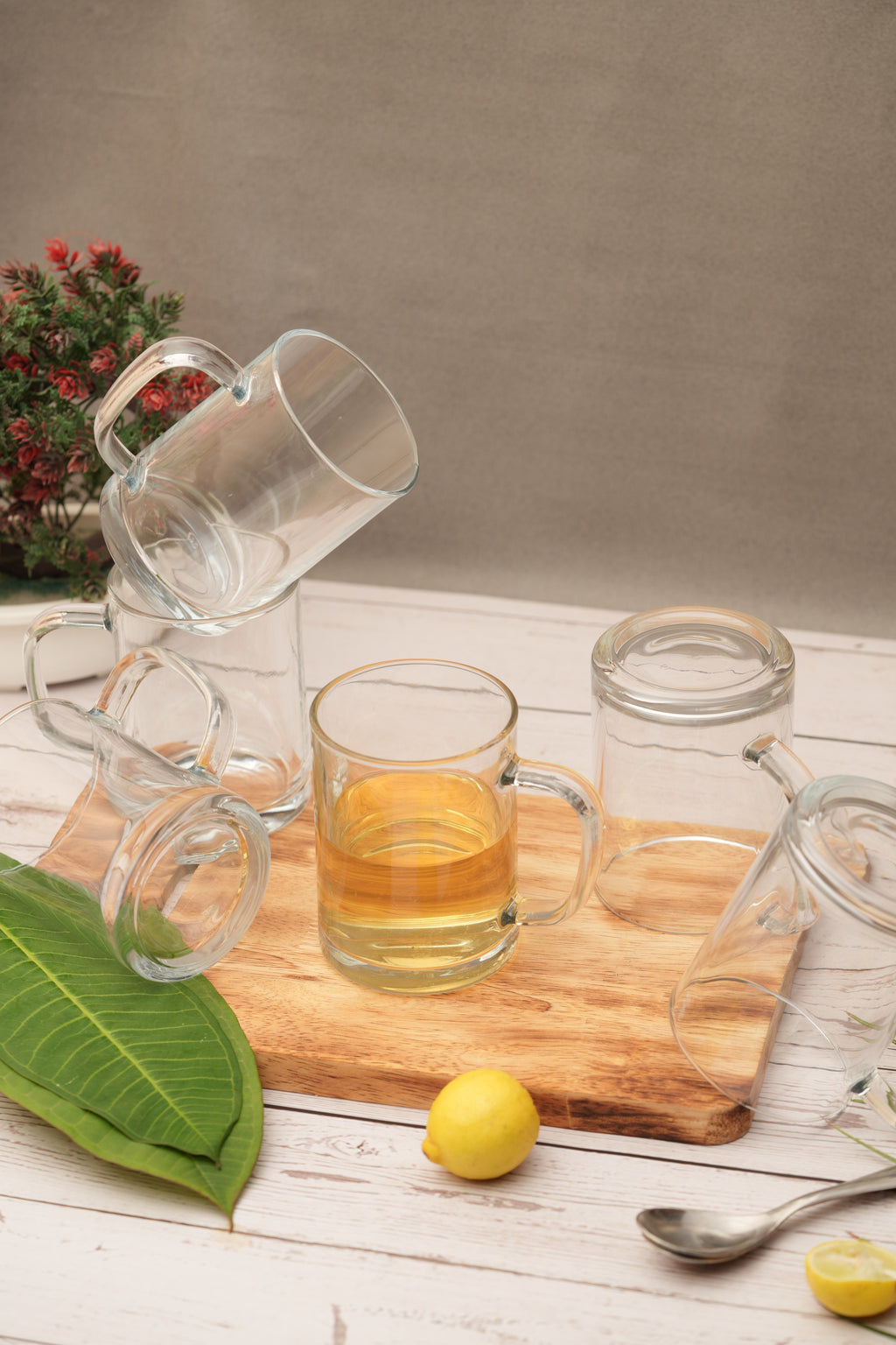 Crystal Brew Classic Glass Mug Set of 6 (350ml)