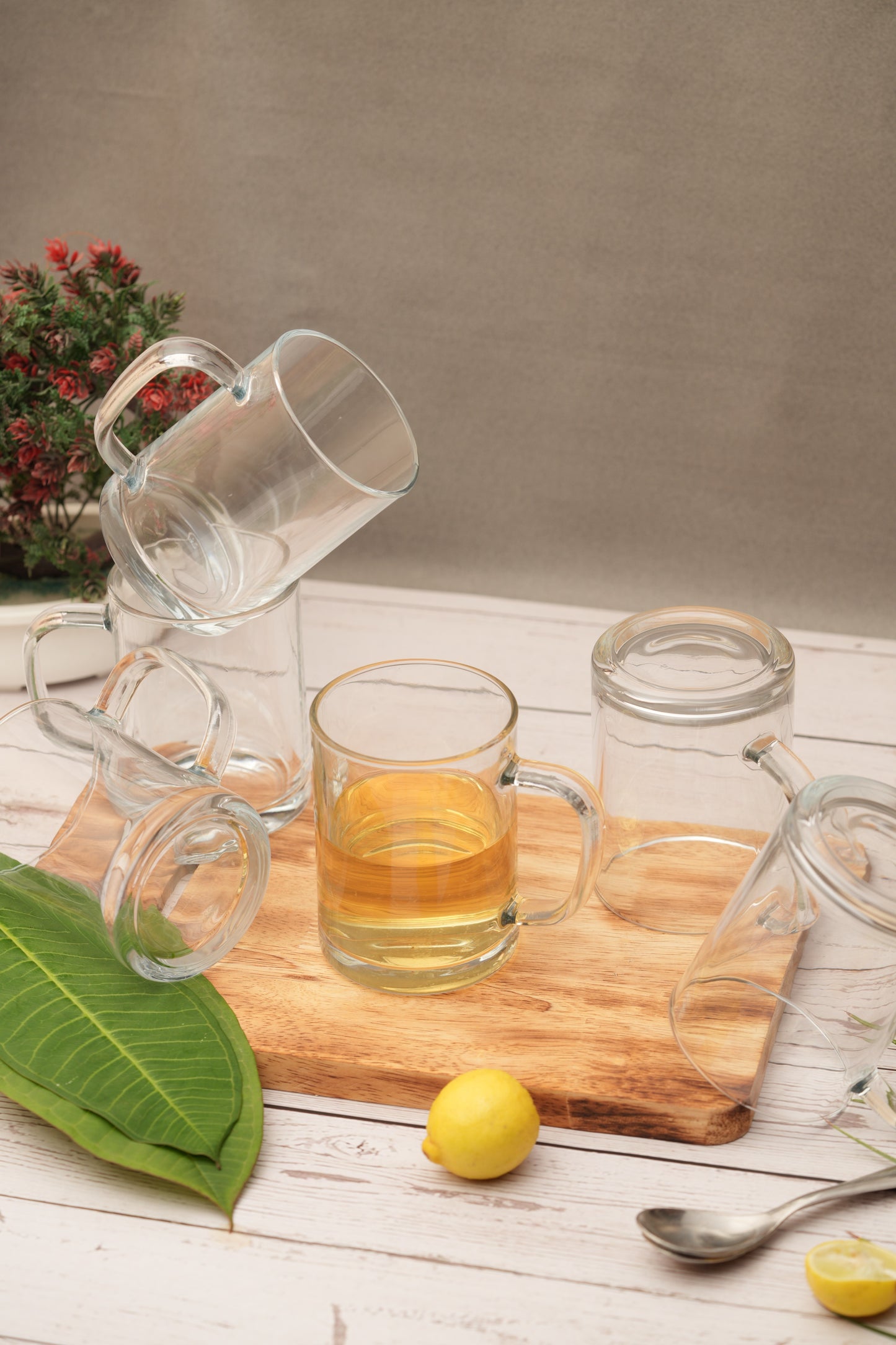 Crystal Brew Classic Glass Mug Set of 6 (350ml)
