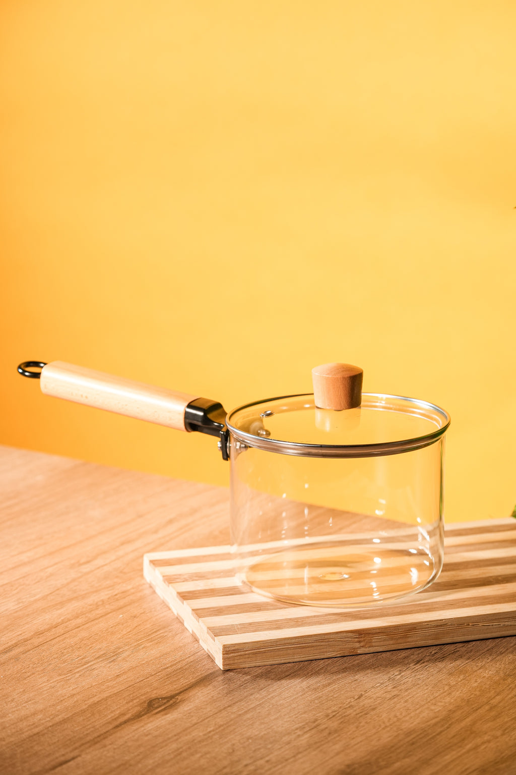 Woody Borosilicate Glass Pan 1.6 Litre