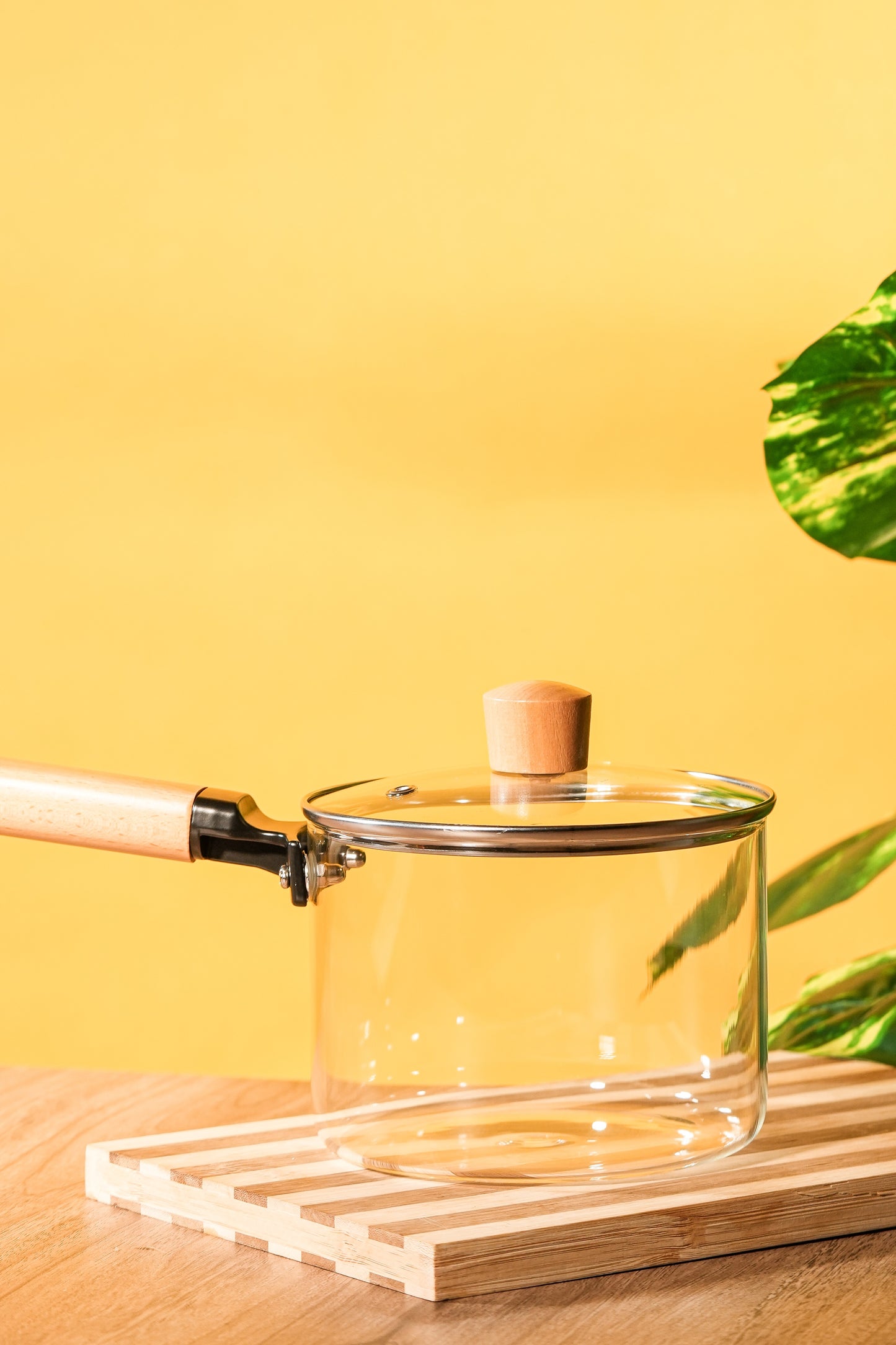 Woody Borosilicate Glass Pan 1.6 Litre