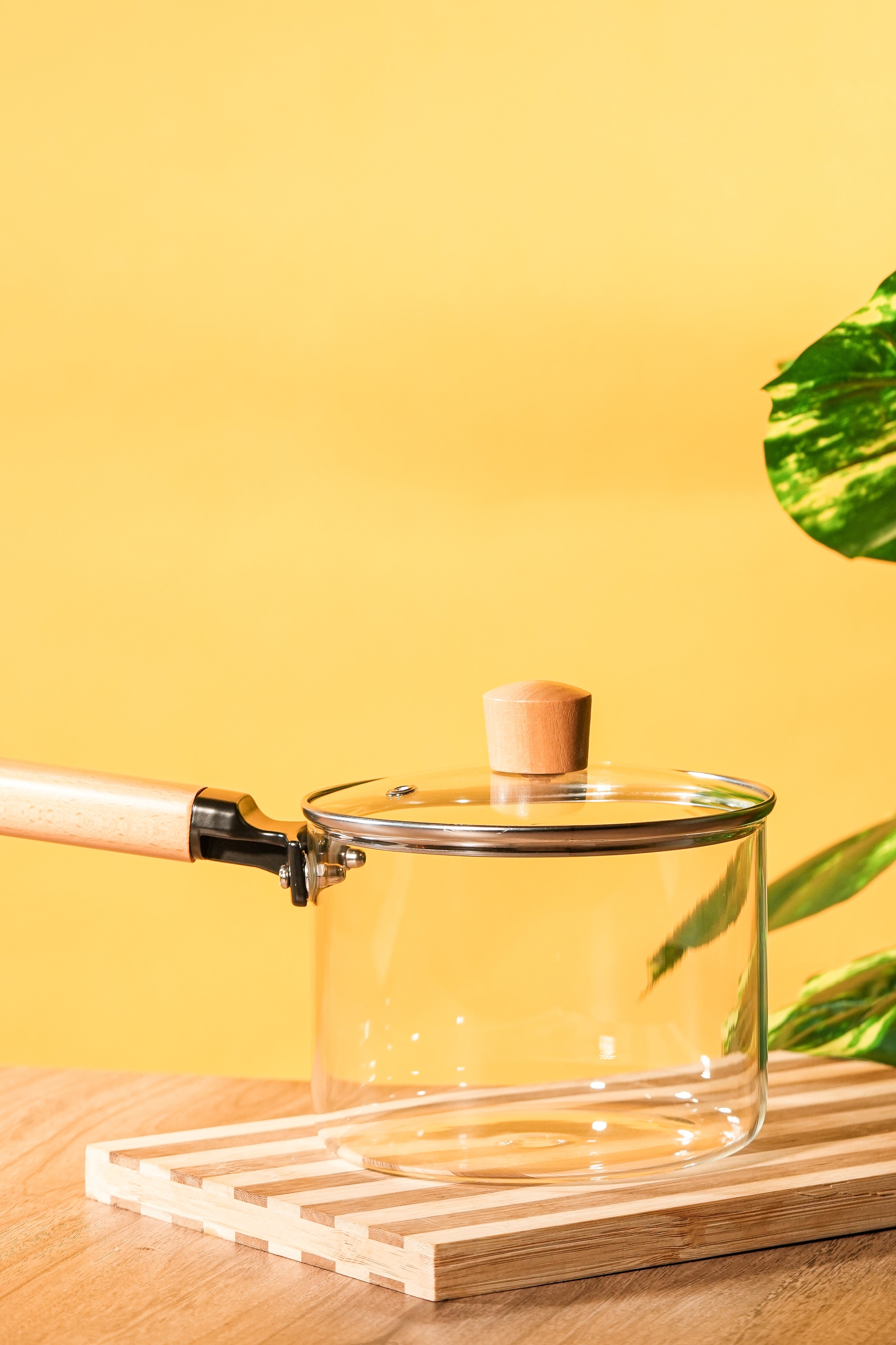 Woody Borosilicate Glass Pan 1.6 Litre