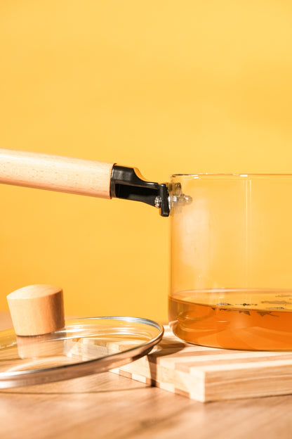 Woody Borosilicate Glass Pan 1.6 Litre