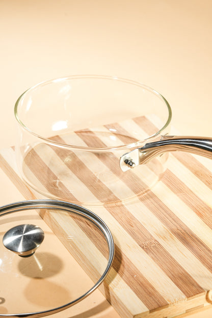 Silvy Borosilicate Glass Pan 1.6 Litre