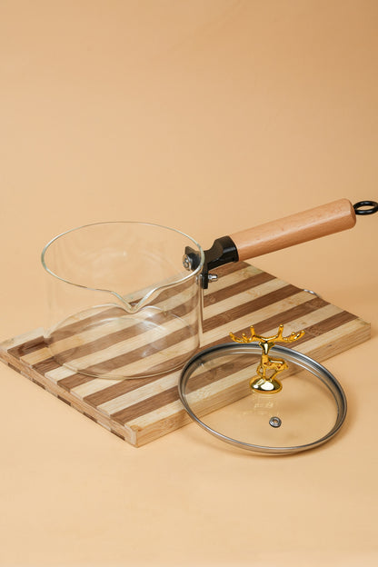 Rewood Borosilicate Glass Pan 1.2 Litre