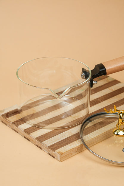 Rewood Borosilicate Glass Pan 1.2 Litre