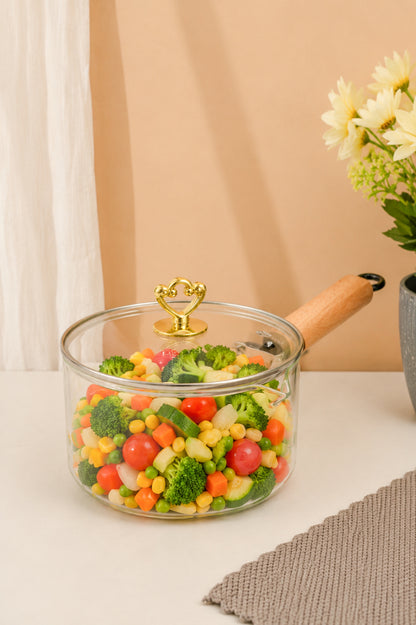 Wippy Borosilicate Glass Pan 1.2 Litre