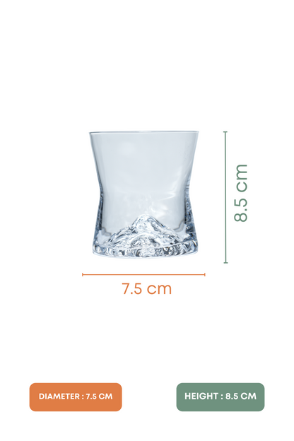 Mountain View Whiskey Glass Set of 6 (250ml)