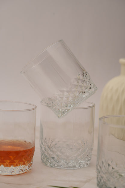 Diamond Rift Whiskey Glass Set of 6 (330ml)