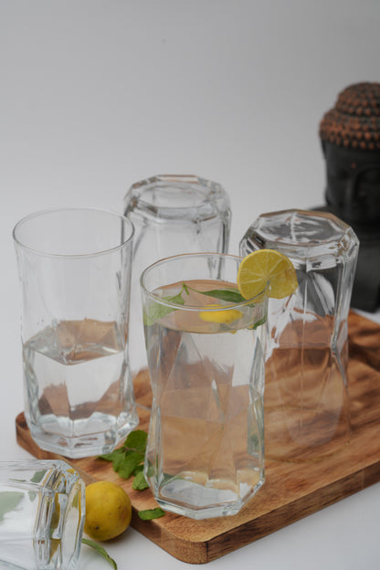 Diamond Twist Glass Set of 6 (440ml)