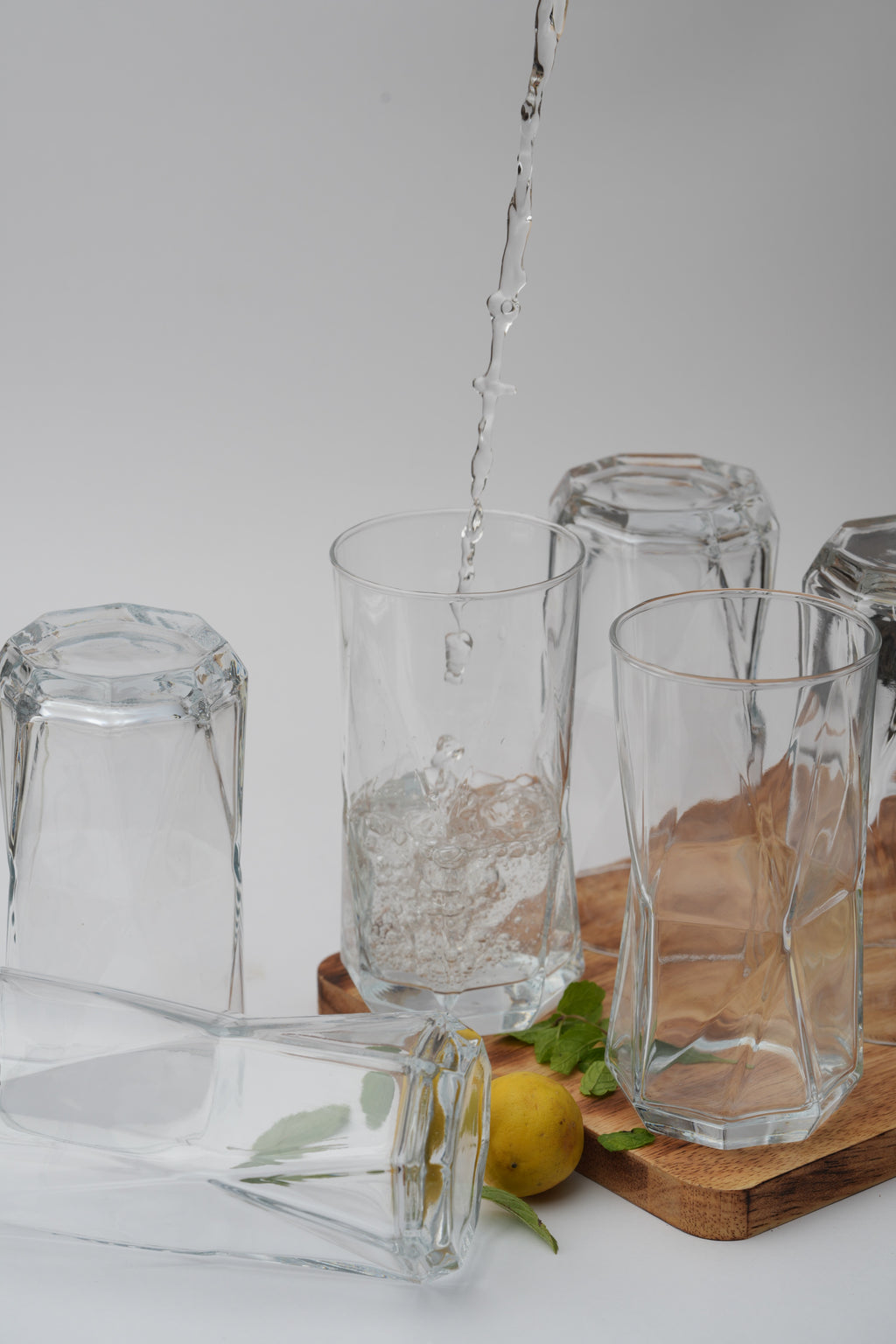 Diamond Twist Glass Set of 6 (440ml)