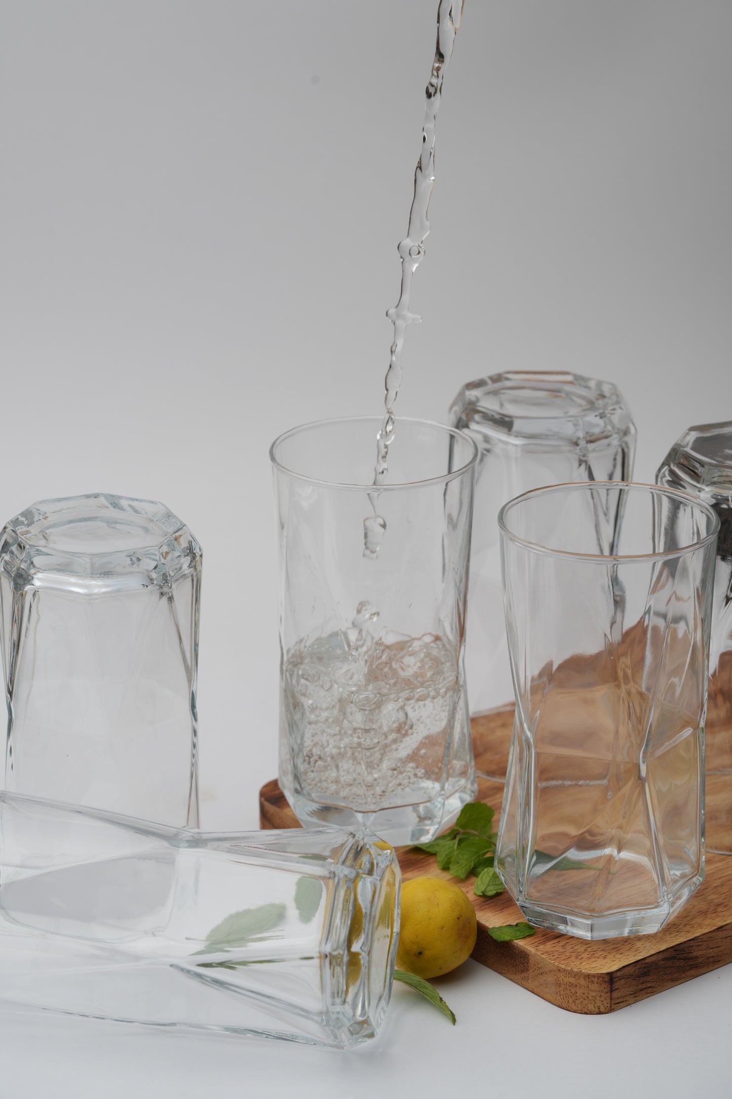Diamond Twist Glass Set of 6 (440ml)
