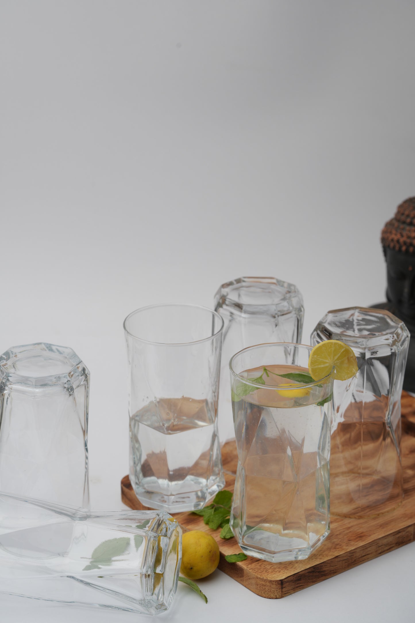 Diamond Twist Glass Set of 6 (440ml)