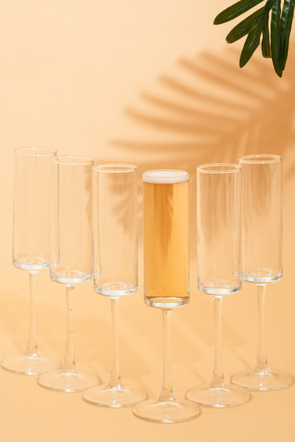 Celeste Flute Cocktail Glass Set of 6 (165ml)