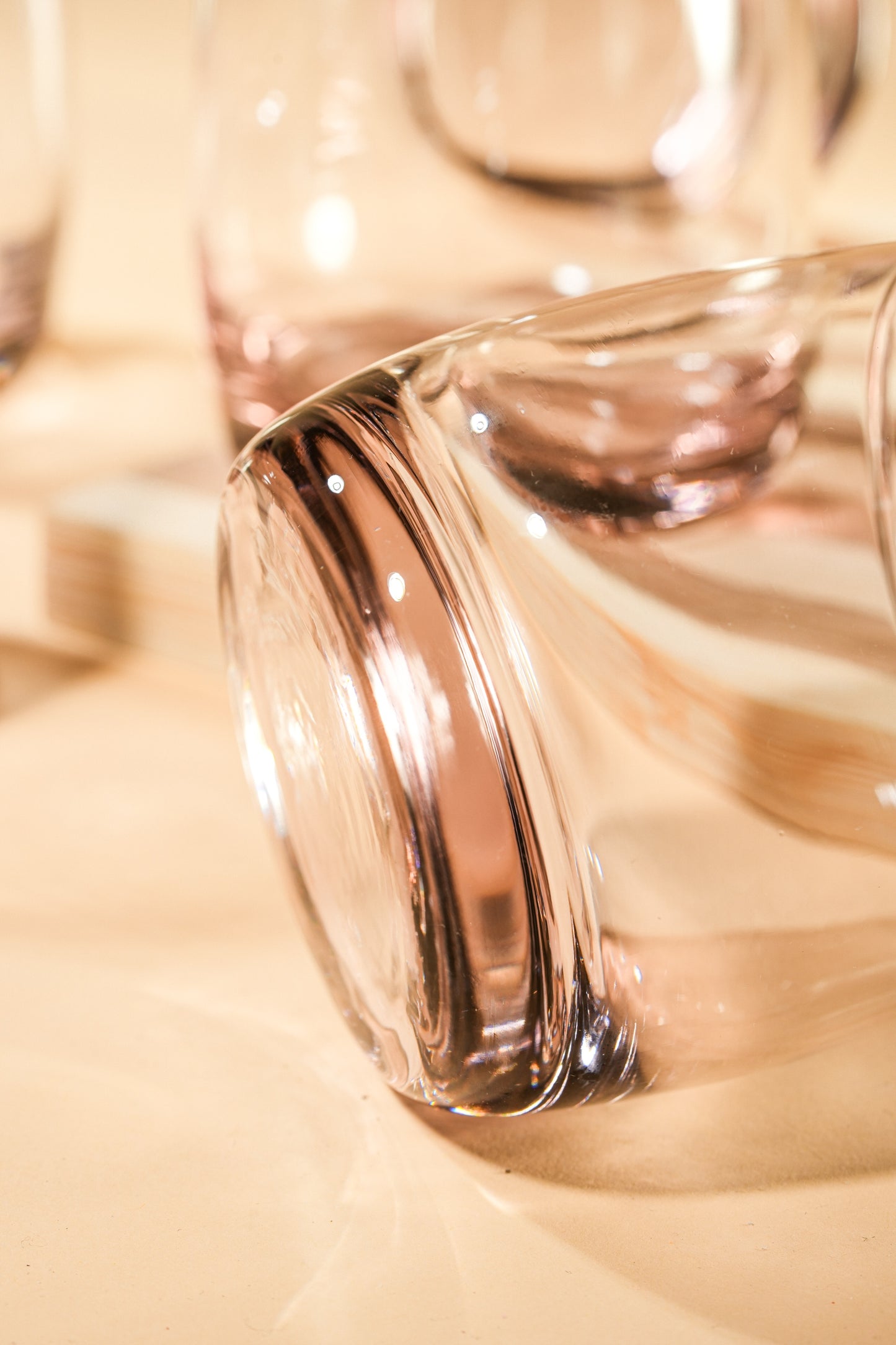 Pink Tint Glass Set of 6 (315ml)