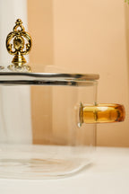 Royal Crown Borosilicate Glass Kadhai / Pot 2 Litre