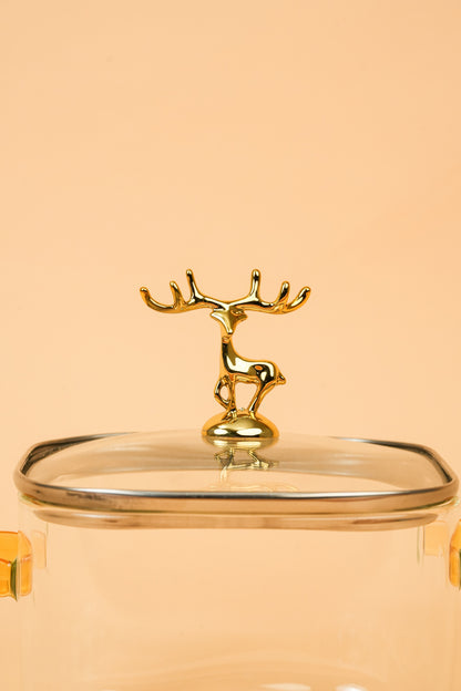 Nordic Crown Borosilicate Glass Kadhai / Pot 2 Litre