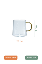 Lume Borosilicate Glass Mug Set of 4 (320ml)