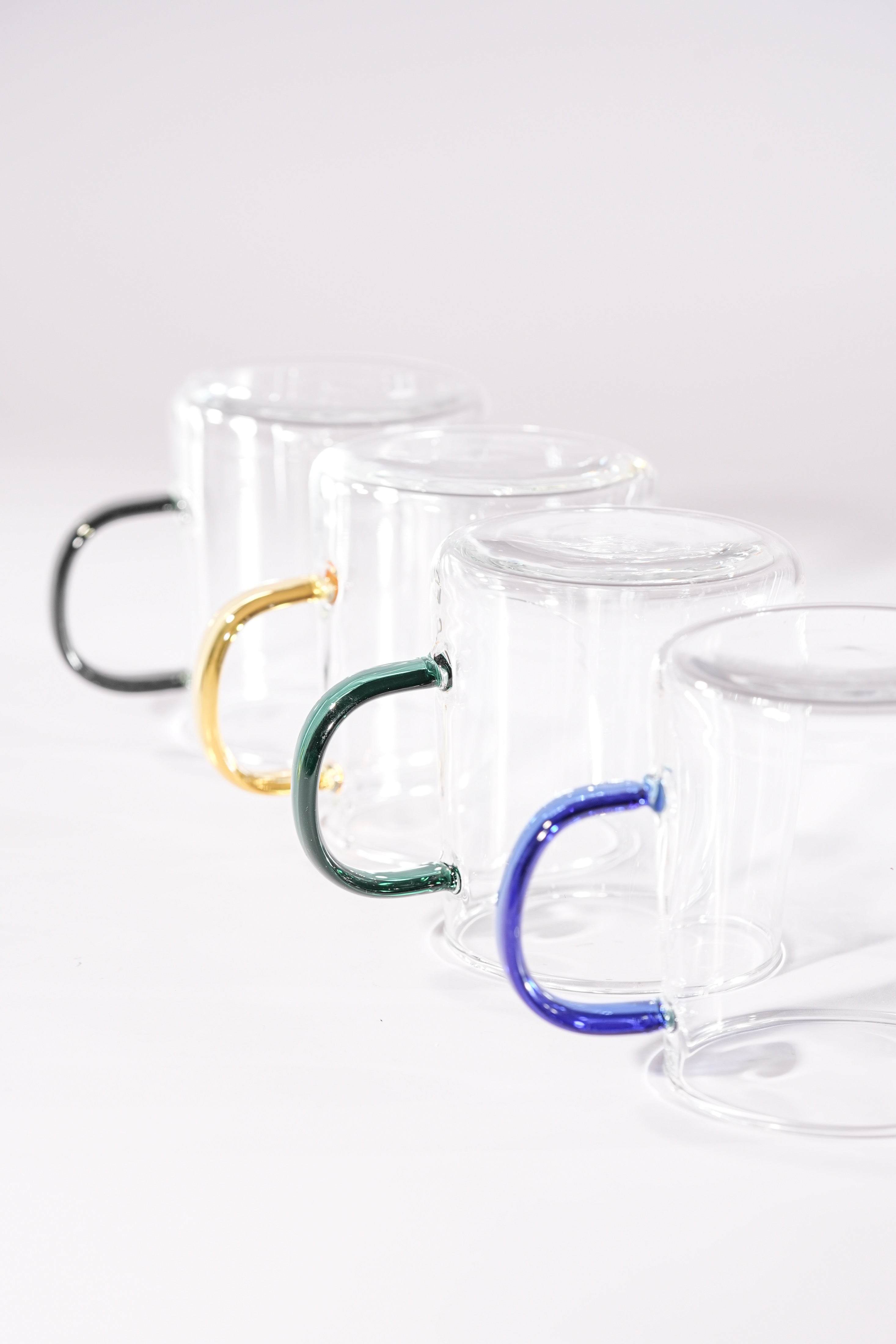 Lume Borosilicate Glass Mug Set of 4 (320ml)