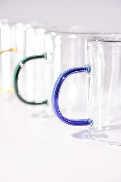 Lume Borosilicate Glass Mug Set of 4 (320ml)