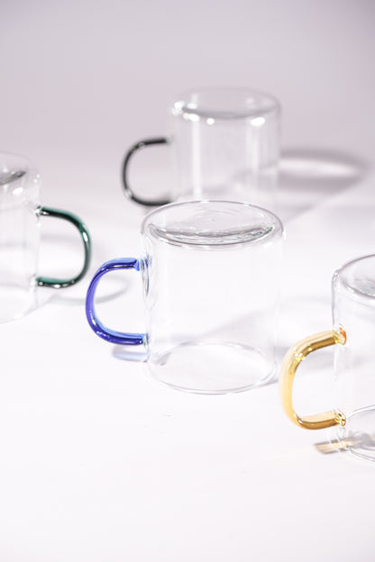 Lume Borosilicate Glass Mug Set of 4 (320ml)