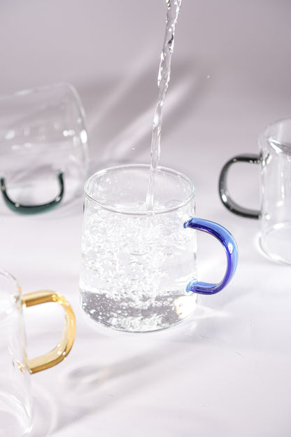 Lume Borosilicate Glass Mug Set of 4 (320ml)