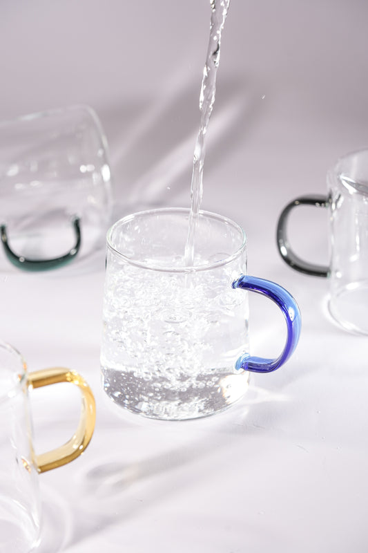 Lume Borosilicate Glass Mug Set of 4 (320ml)