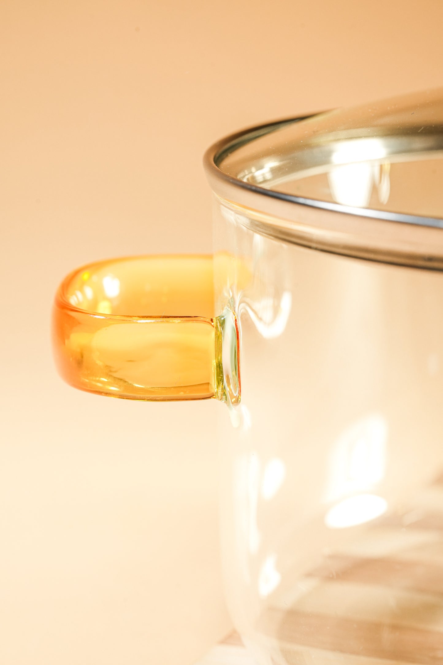 Crystal Cub Borosilicate Glass Kadhai / Pot 1.6 Litre